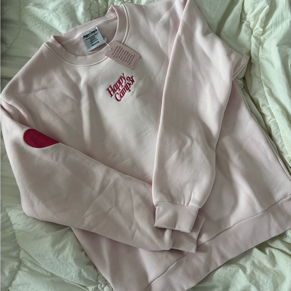 Happy Camp3r You’ve Got Mail Pink Crewneck